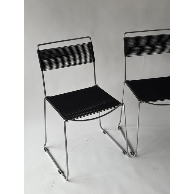 Alias Spaghetti Chairs by Giandomenico Belotti for Alias, Italy, 1980s, Set of 4 For Sale - Image 4 of 9