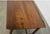 Brown 1960s Refinished Walnut Mid Century Desk For Sale - Image 8 of 10