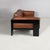 Mid-Century Modern Mid-Century Italian Bastiano Sofa in Brown Leather and Black Wood attributed to Afra and Tobia Scarpa for Gavina, 1960s For Sale - Image 3 of 18