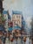Mid-Century Modern Mid 20th Century Original Antonio DeVity Framed Paris Street Scene Oil Paintings With Handwritten Artist Inscriptions - Pair For Sale - Image 3 of 12