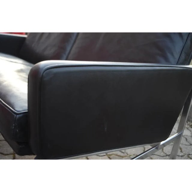 Black Leather Model 6722 Sofa by Kastholm & Fabricius for Kill International For Sale - Image 8 of 15