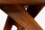 Arthur Espent Carpenter Three Leg Table Walnut Dining Table 1960 For Sale - Image 9 of 12