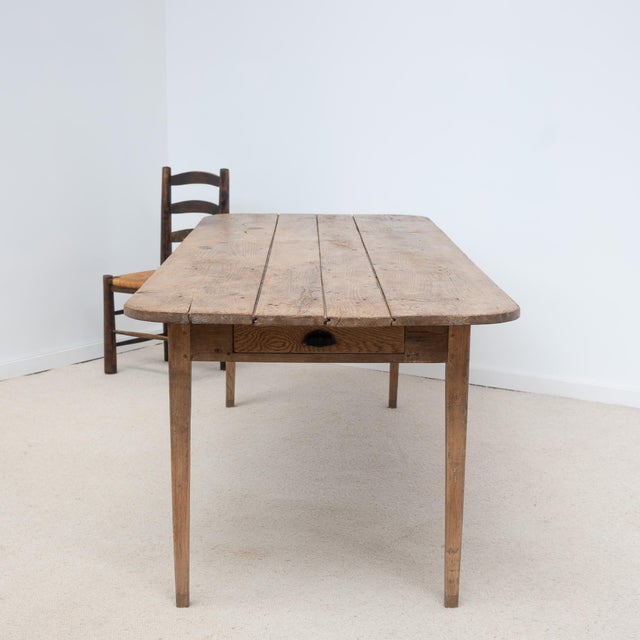 Antique 19th Century Farmhouse Oak Table, France For Sale - Image 8 of 12