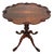 Vintage Chippendale Mahogany Round Pie Crust Parlor Table For Sale