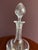 Traditional Late 20th Century Baccarat Genova Cut Decanter and Original Stopper (Discontinued). 13.5” Tall. Beautiful Elegant Shape. Signed. For Sale - Image 3 of 4