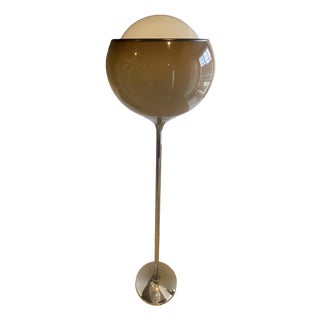 Vintage Chrome Floor Lamp by Guzzini for Iguzzini, 1970s For Sale