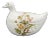20th Century Italian White Botanical Duck Tureen For Sale