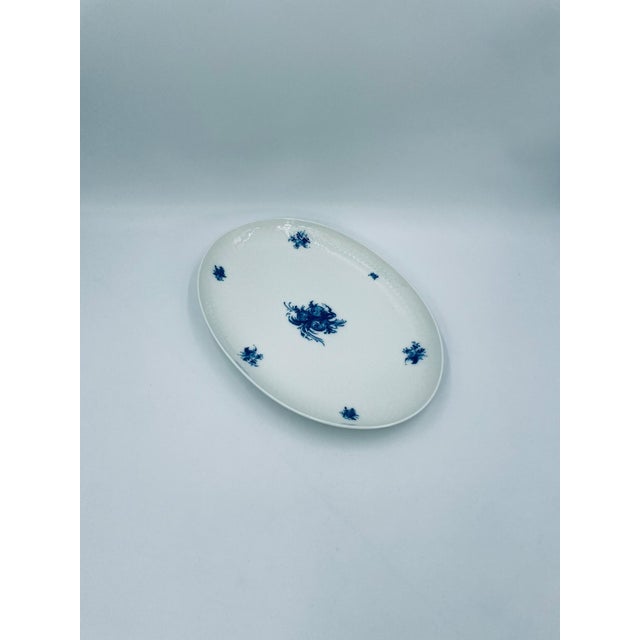 1960s Blue Porcelain Romanze Platter from Rosenthal, 1966 For Sale - Image 5 of 9