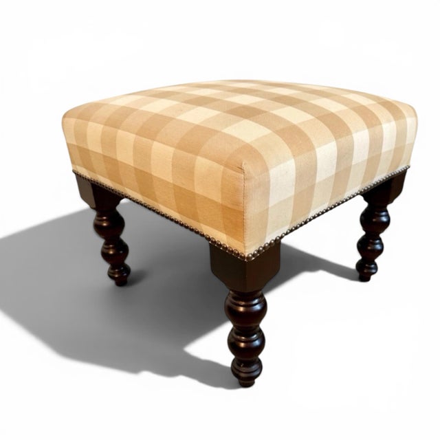 George Smith George Smith Baby Signature Stools- A Pair For Sale - Image 4 of 7