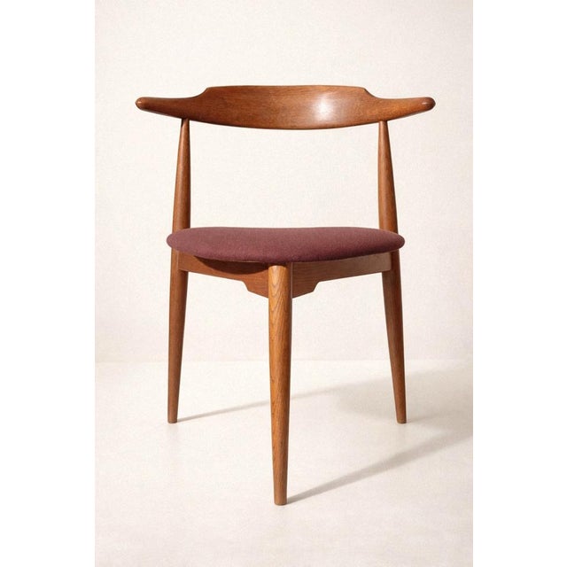 Vintage Armchair by Hans J. Wegner for Fritz Hansen, 1970 For Sale - Image 6 of 6