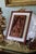 A beautifully detailed vintage Southeast Asian teak bas-relief depicting an elephant before a tiered temple complex,...