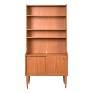 Mid-Century Modern Danish Oak Bookcase, 1960s For Sale