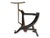 Authentic 1930s German postal scale featuring a cast iron frame, curved enamel dial, and adjustable weighing platform. The...