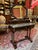 Elegant late 19th century English Victorian dressing table crafted in finely figured mahogany, notable for its compact...