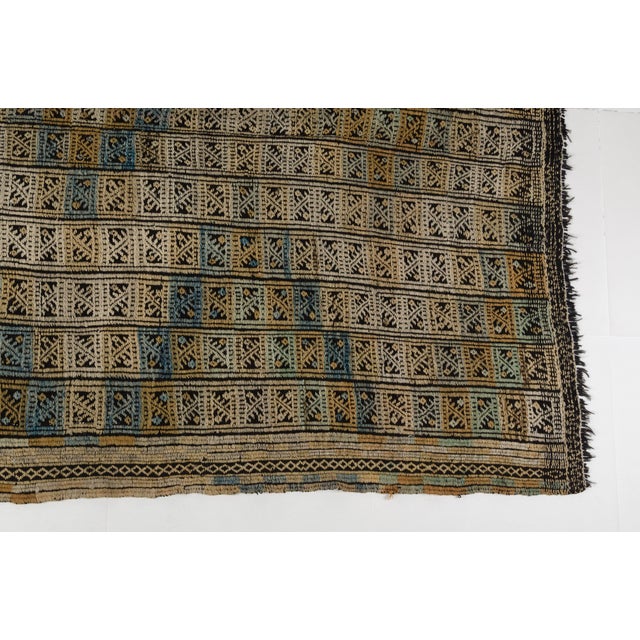 Textile Mid 20th Century Geometric Anatolian Handwoven Kilim Rug For Sale - Image 7 of 10