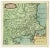 Antique map titled 'Thraciae Descriptio.' Charming miniature map of Thrace, from the pocket atlas 'Introductionis in...
