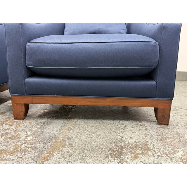 Laura Kirar for Baker Furniture Neue Lounge Chairs, Pair For Sale - Image 9 of 12