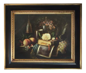 Massimo Reggiani, Italian Still Life, 2005, Oil on Canvas, Framed