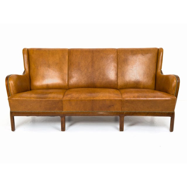 Sofa from Frits Henningsen, Denmark, 1930s For Sale - Image 10 of 10