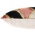 Blush Geometric Silk Velvet Lumbar Pillow 16x24 | Handmade Designer Accent Pillow For Sale In San Francisco - Image 6 of 7