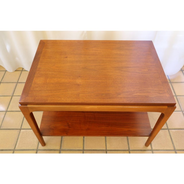 Lane Rhythm MidCentury Walnut Side Table Chairish