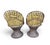 Mid-Century Modern Vintage Russell Woodard Spun Fiberglass Patio Chairs, a Pair, Attributed For Sale - Image 3 of 14