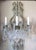 1960s 1960s Matched Pair Vintage Italian Beaded Crystal and Iron Lighted Wall Sconces For Sale - Image 5 of 11
