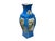 Chinese Bright Blue White Window Scenery Graphic Square Porcelain Vase For Sale In San Francisco - Image 6 of 17