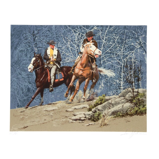 Lithograph, signed and numbered in pencil, by American artist Harry Schaare. Artist: Harry Schaare, American (1922 - 2008)...