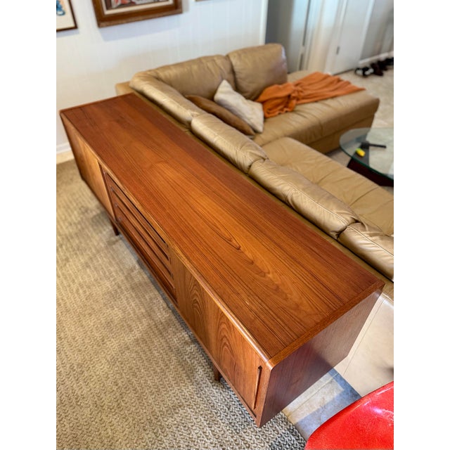 CFC Silkeborg A Vintage Teak Sideboard by Danish Designer Johannes Andersen for Silkeborg Møbelfabrik, Circa 1960s., Attributed For Sale - Image 4 of 12