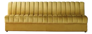 Matthew Izzo Home - Conrad High-Back, Armless, Channeled Sofa