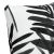 Contemporary 22" Indoor/Outdoor Pillow Black and White Cali Palm For Sale - Image 3 of 5