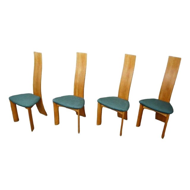Danish Set of 4 Iris Chairs for Berghe For Sale - Image 12 of 12