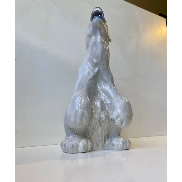 Roaring Polar Bear No. 502 by C. F. Liisberg from Royal Copenhagen For Sale - Image 3 of 13