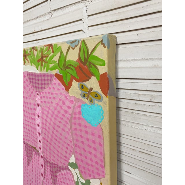 Expressionism "Denim" Expressionist Still Life Painting by Molly Mansfield For Sale - Image 3 of 3