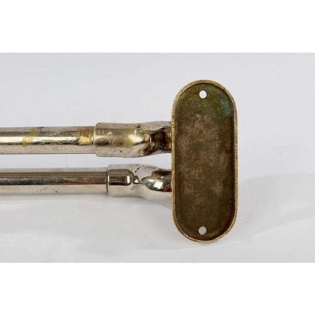 Bauhaus Art Deco Nickel-Plated Rack Hanger, 1930s For Sale - Image 3 of 8