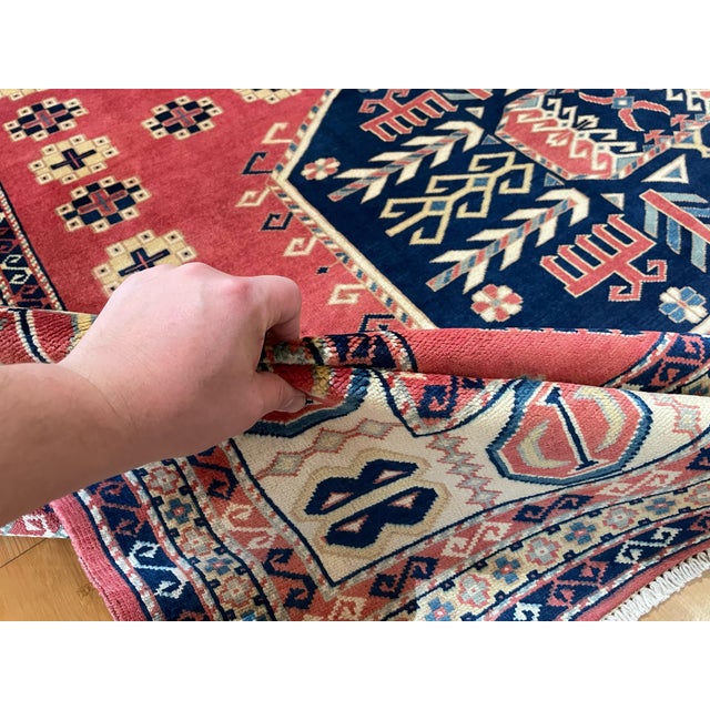 Tribal Vintage Caucasian Shirvan Tribal Wool Rug For Sale - Image 3 of 10