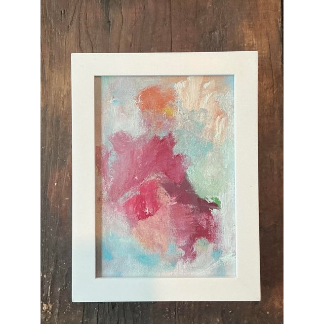 Vintage Abstract Expressionist Painting on Board For Sale - Image 12 of 12