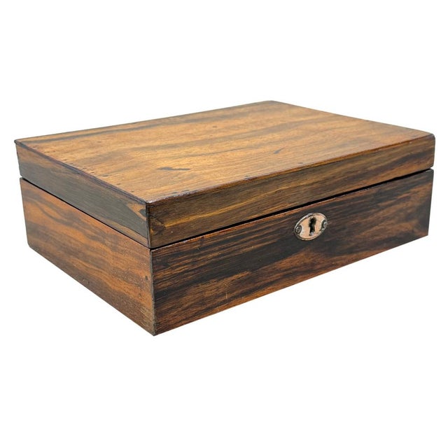 Rectangular Coromandel Work Box, 1840 For Sale - Image 11 of 11