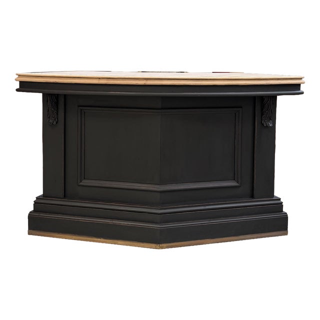20th Century Curved Bar Counter, 1980s For Sale
