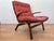 Mid-Century Danish Bentwood and Leather Armchair attributed to Farstrup, 1970s For Sale - Image 4 of 8