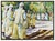 Impressionist 1990s The Dancers and Musicians Watercolor Painting, Shirl Goedike For Sale - Image 3 of 5
