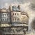 Early 20th Century Vibrant Impressionist Oil Painting Parisian Street Scene by Caroline Burnett (1877-1950) For Sale - Image 5 of 12