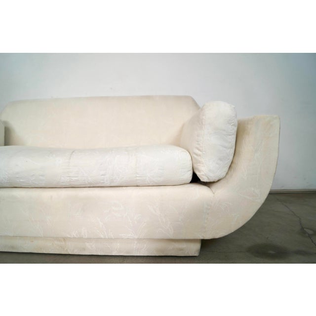 1960’s Hollywood Regency Gondola Sofa For Sale - Image 10 of 12
