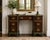 Vintage Baker Double Pedestal Desk — Emerald & Gilt Accents, 48” Walnut Writing Desk For Sale - Image 10 of 10