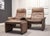 Animal Skin Lounge Chairs with Ottoman from de Sede, Switzerland, 1960s, Set of 3 For Sale - Image 7 of 16