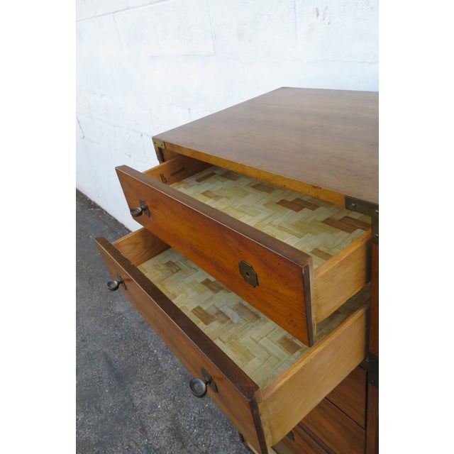 Bernhardt Hollywood Regency Tall Narrow Lingerie Jewelry Chest 6263 For Sale In Miami - Image 6 of 18