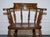 Edwardian Elm Bow Back Smokers Captains Chair, 1900s For Sale - Image 10 of 18