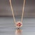 Traditional 1990s Natural Tourmaline Diamond Pendant Necklace 18" 14k YG 1.52 TCW Certified For Sale - Image 3 of 13