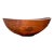 Vintage Monumental Carved Wood Salad Bowl For Sale